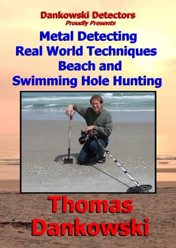 The Front Cover of the Metal Detecting Real World Techniques Beach and Swimming Hole Hunting