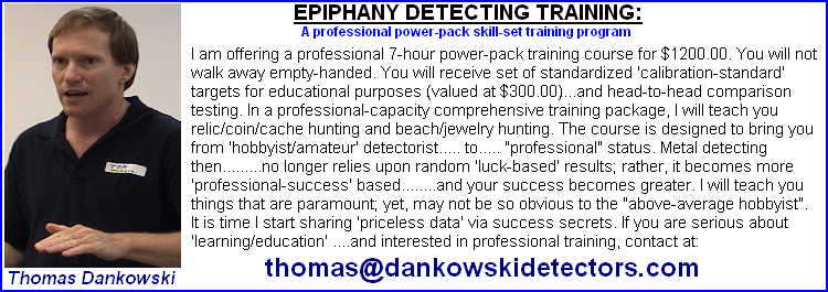 EPIPHANY METAL DETECTING Announcement