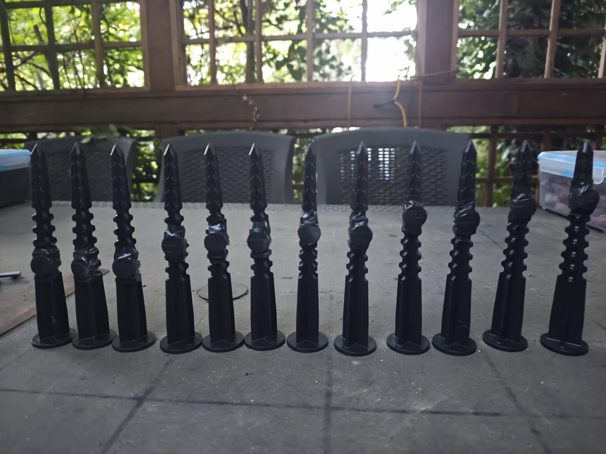 Plastic pins for 3D separation Test Field